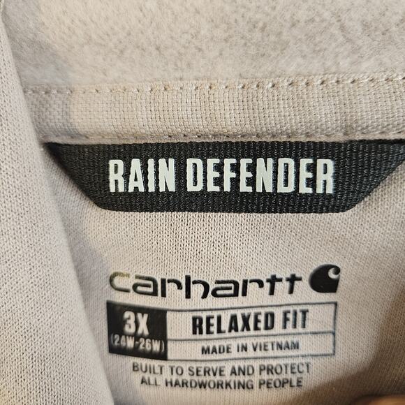 Carhartt Rain Defender Hoodie Women’s 3X Light Purple Relaxed Fit TS5996-W - Picture 4 of 7